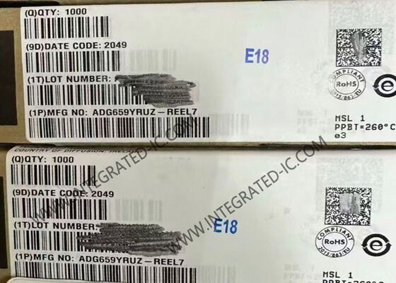 ADG659YRUZ 4チャネル低電圧CMOS アナログマルチプレクサーICチップ 75オームオン抵抗