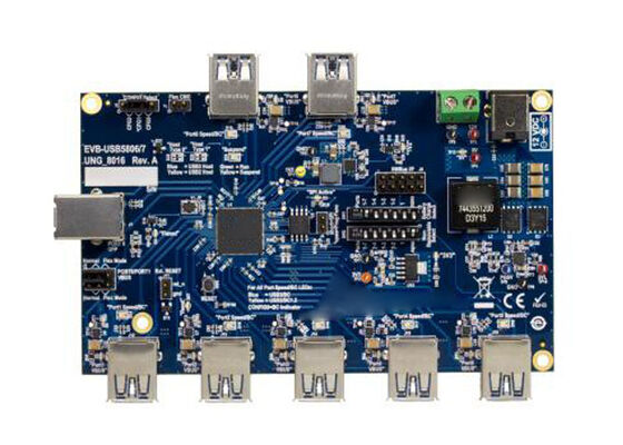 EVB-USB5807 Embedded Solutions USB5807 7ポートUSB3.2 SmartHub評価ボード