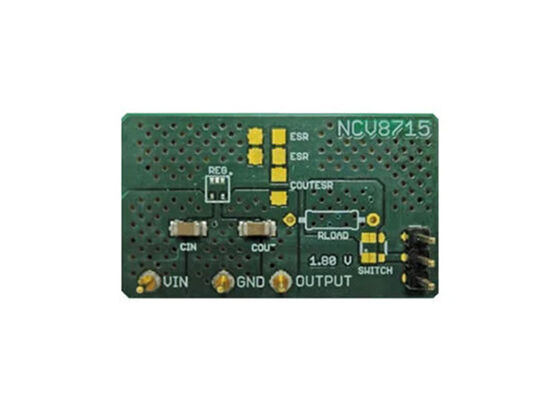 NCV8715SQT2GEVB 組み込みソリューション 6V～24V 50mA リニア電圧レギュレータ評価ボード
