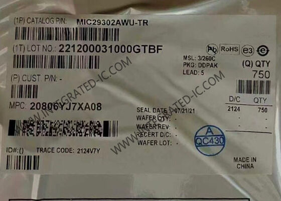 MIC29302AWU 統合回路チップ LDO 調節器 3A 出力電流 急速臨時応答 調節可能な出力電圧