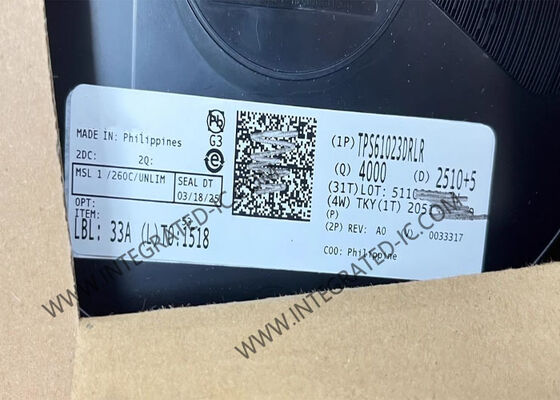 TPS61023DRLR 集積回路チップ 3.7A ブーストコンバータ 0.5V 超低入力電圧、同期動作