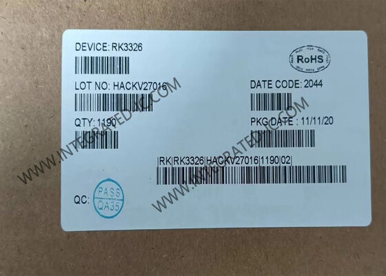 RK3326 AI プロセッサ チップ 四核型 ARM Cortex-A35 アプリケーションプロセッサ 1080P ビデオエンコーディングと Mali-G31MP2 GPU