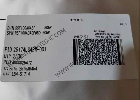 R5F100ACASP 32MHz 16ビットマイクロコントローラ MCU RL78 コア LSSOP30 パッケージ