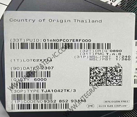 TJA1042TK 統合回路チップ 待機モードの高速 CANトランシーバー