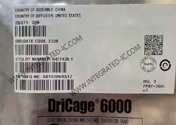 AD1939WBSTZ 高性能24ビット解像度 192kHz変換速さ 自動車グレードオーディオコーデック 集積回路チップ