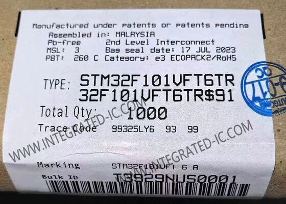 STM32F101VFT6TR マイクロコントローラー MCU 36MHz ARM Cortex-M3 コアと768KB フラッシュメモリ