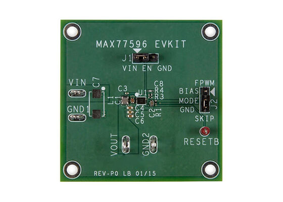 MAX77596EVKIT 組み込みソリューション 3.5V から 24V 300mA 1.7MHz バック変換器評価ボード