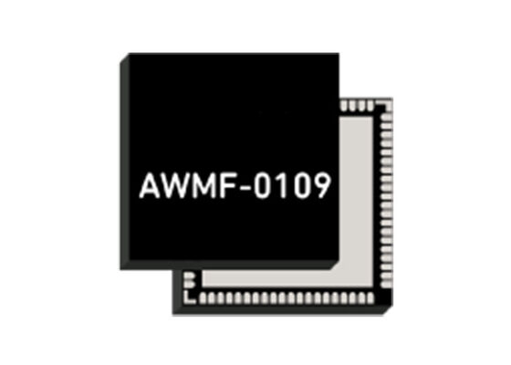 AWMF-0109 ワイヤレス通信モジュール 高統合シリコンクワッド・カ・バンド Tx ビームフォルマー 27.5〜30 GHz 動作と QFN-48 パッケージの 1.8 V 供給