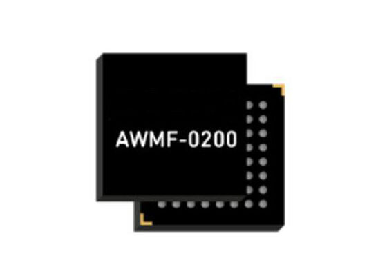AWMF-0200 5G モジュール 四コア 双極化ビームフォルマーIC 26.5GHz から 29.5GHz 段階配列