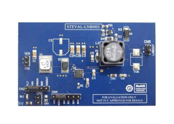 STEVAL-LNBH03 組み込みソリューション LNBH25S DC-DCコンバータのための電源評価ボード