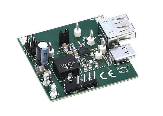 TPS25868Q1EVM-162 組み込みソリューション TPS25868-Q1 USBタイプC+タイプA充電ポートコントローラ評価モジュール