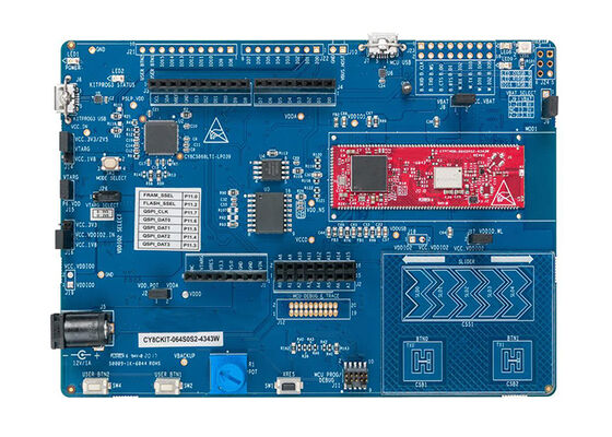 CY8CKIT-064S0S2-4343W 組み込みソリューション 2.4GHz PSOCTM 6 BT 5.0 RFトランシーバー評価委員会