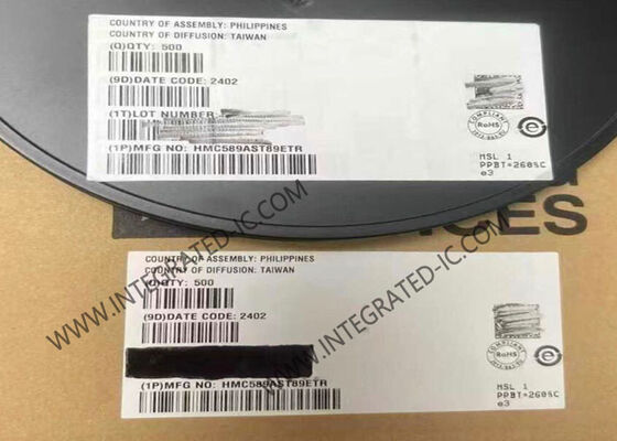 HMC589AST89E 統合回路チップ InGaP HBT MMIC増幅器 21 dB 増幅とDC から 4 GHz 周波数帯