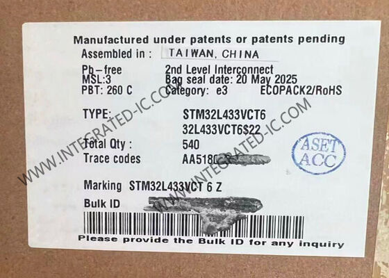 STM32L433VCT6 ARM マイクロコントローラ MCU 32ビット シングルコア 80MHz