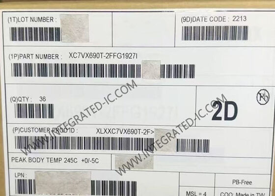 XC7VX690T-2FFG1927I Virtex-7 FPGA 640MHz フィールドプログラマブルゲートアレイ FCBGA-1927