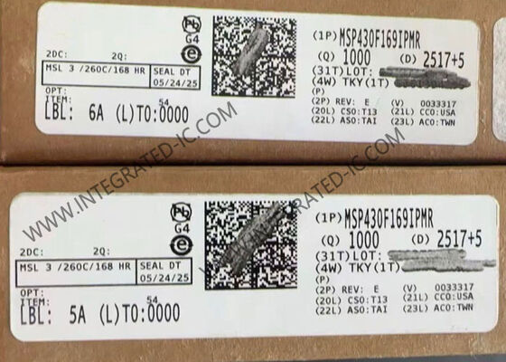 MSP430F169IPMR マイクロコントローラ MCU 超低消費電力 16ビット 8MHz プログラムメモリ60kB付き