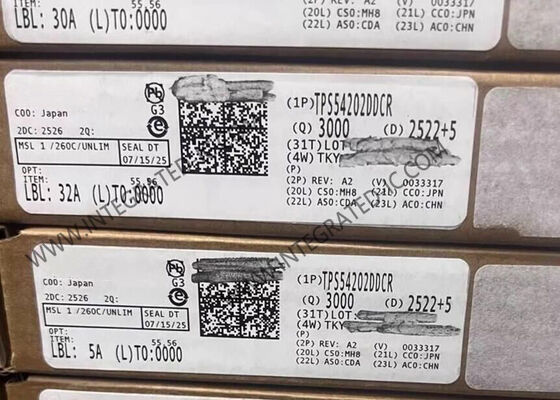 TPS54202DDCR 集成电路芯片 同步降压转换器 2A输出电流 500kHz开关频率 4.5V至28V输入电压