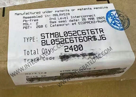 STM8L052C6T6TR マイクロコントローラー MCU 8ビット 16MHz 超低電力 エネージライト マイクロコントローラー