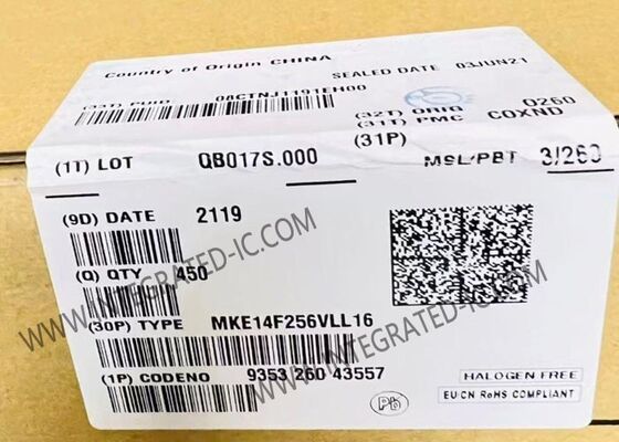 MKE14F256VLL16 マイクロコントローラ MCU Kinetis 168MHz ARM Cortex-M4 CAN付きマイクロコントローラ