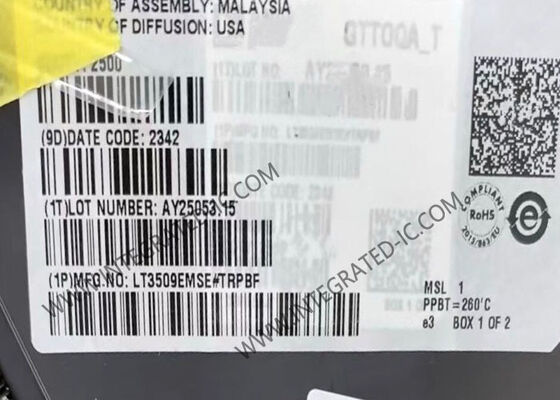 LT3509EMSE 集成电路芯片 双路 36V 700mA 降压稳压器 MSOP-16