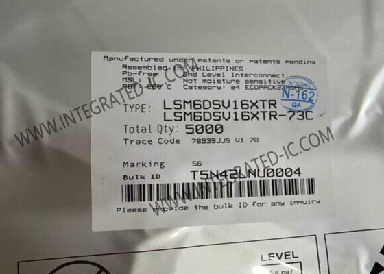 LSM6DSV16XTR センサーIC 6軸慣性測定ユニット