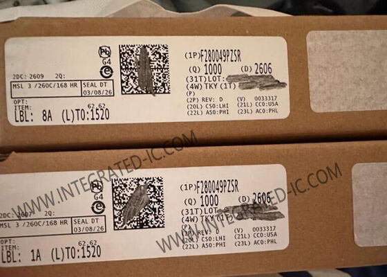 F280049PZSR マイクロコントローラ MCU C2000™ 32ビット MCU 100MHz C2000 リアルタイムマイクロコントローラ