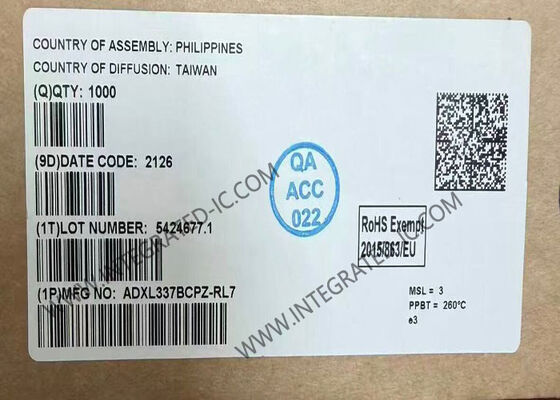 ADXL337BCPZ センサーIC 低電源 3軸加速計 LFCSP-16 モーションセンサー