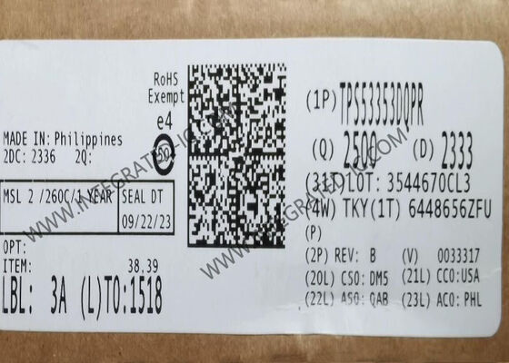 TPS53353DQPR 統合回路チップ 20A D-CAPTM モード 同期SWIFTTM バック変換器 1.5V から 15V 入力電圧