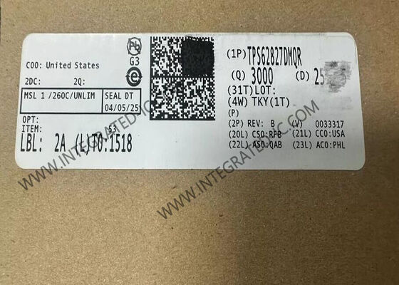 TPS62827DMQR 統合回路チップ 4A 同期ステップダウン変換器 2.2MHz 切り替え周波数と 4μA 静電