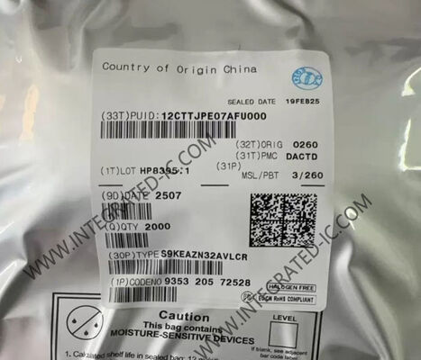 S9KEAZN32AVLCR マイクロコントローラ MCU 32kB プログラムメモリ 12ビット ADC と 40 MHz クロック周波数
