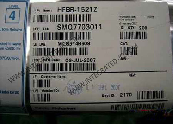 HFBR-1521Z 集積回路チップ 5MBd リンクトランスミッタ、波長 660nm、RoHS 準拠