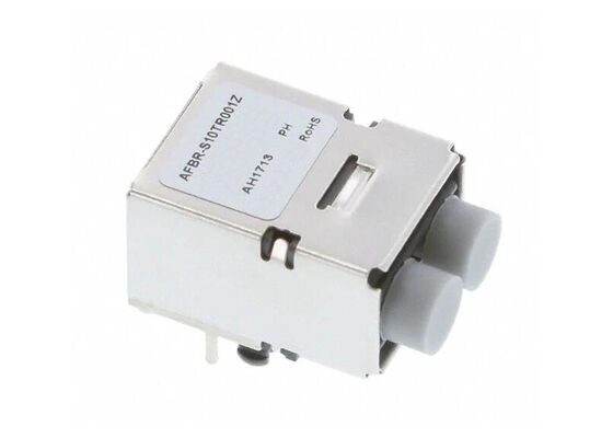 AFBR-S10TR001Z プラスチック光ファイバー (POF) のコンパクトな汎用リンクコネクタ付きの650nm光ファイバートランシーバー