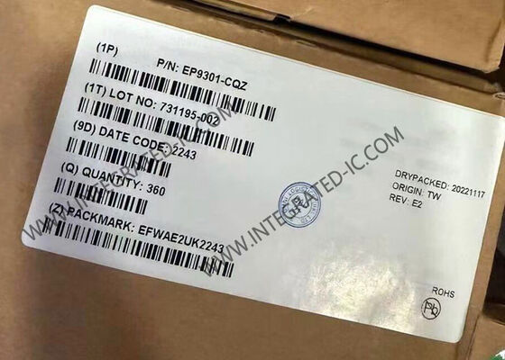 EP9301-CQZ 集積回路チップ、166MHz ARM920T コア システムオンチップ プロセッサ搭載、LQFP-208 パッケージ