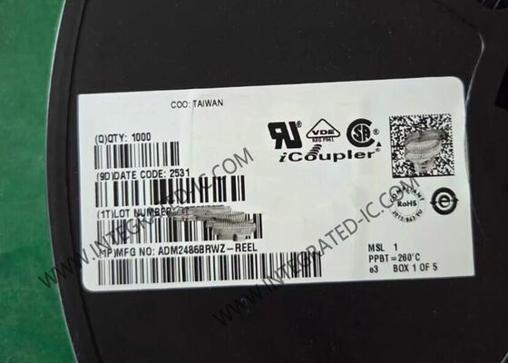 ADM2486BRWZ 統合回路チップ 2.5kV信号 隔離 高速20Mbps ハーフデュプレックス RS-485トランシーバー