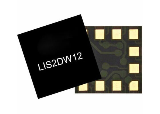 LIS2DW12 センサー IC 3軸リニア加速度センサー、超低消費電力、高耐衝撃性、複数動作モード