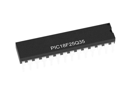 PIC18F25Q35-E/SP マイクロコントローラ MCU 高速 8ビット 64MHz 1.8V～5.5V モニタリング機器用 MCU