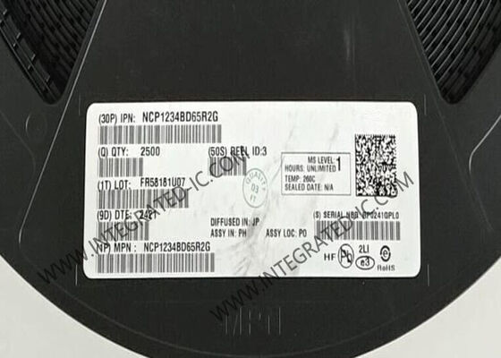 NCP1234BD65R2G Integrated Circuit Chip Fixed Frequency Current Mode Controller for 65kHz Switching Flyback Converters