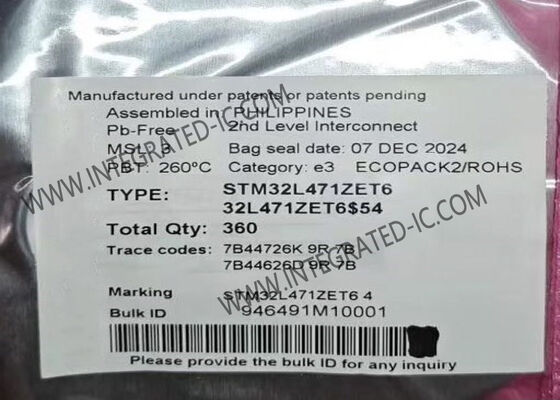 STM32L471ZET6 マイクロコントローラー MCU 80MHz 32ビットARM コルテックス-M4 超低電力 LQFP-144