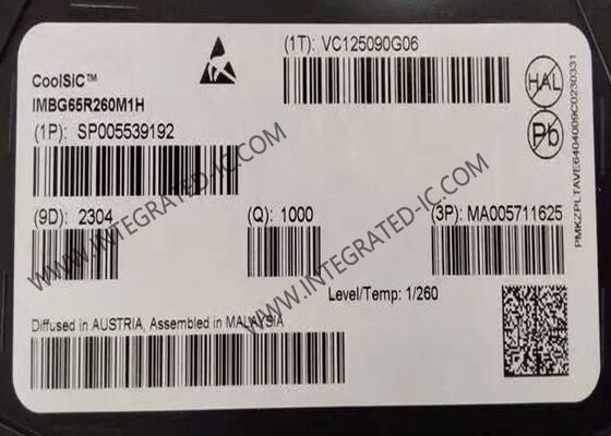 N-Channel IMBG65R260M1Hの炭化ケイ素の単一のFETsのMOSFETsのトランジスターTO-263-8
