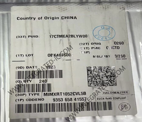 MIMXRT1052CVL5B ARM Cortex M7 マイクロコントローラー MCU 528MHz シングルコア、512KB RAM、産業グレード