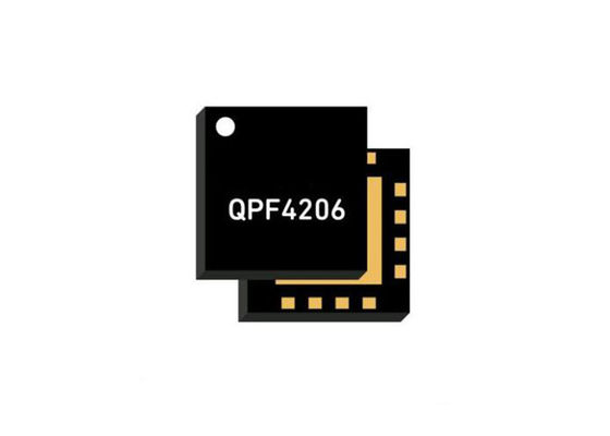 QPF4206TR13 WIFI 6 チップ RF フロントエンド モジュール 2.4GHz 周波数 33 dB 増幅と 2.1 dB 騒音数