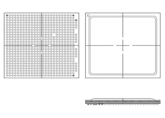 Virtex-5 ファミリ FPGA XC5VLX30T-1FF323C 組み込み - フィールド プログラマブル ゲート アレイ