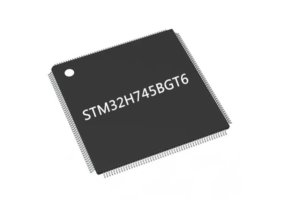 STM32H745BGT6 高性能デュアル 32 ビット ARM フラッシュ マイクロコントローラ IC 208-LQFP