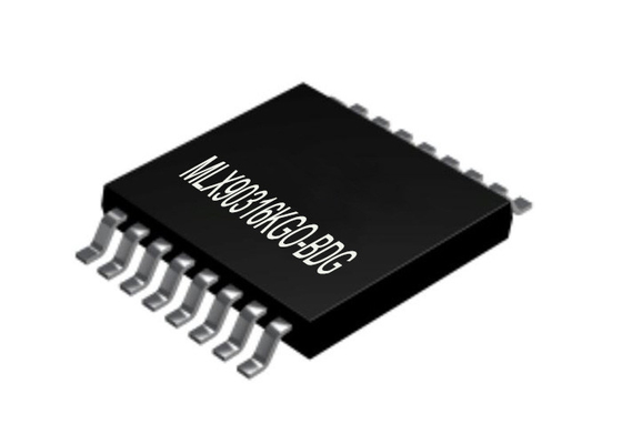 回転式位置センサーIC MLX90316KGO-BDG-100-RE TSSOP16の集積回路の破片