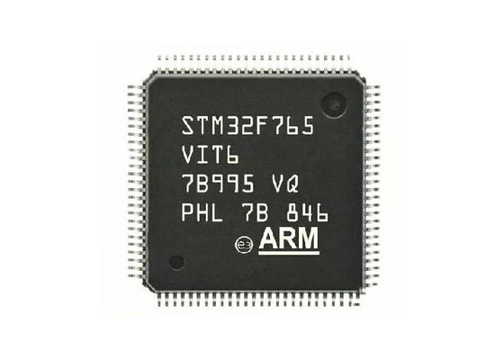 抜け目がないマイクロ制御回路IC 100-LQFPパッケージの2 MbのSTM32F765VIT6 MCU