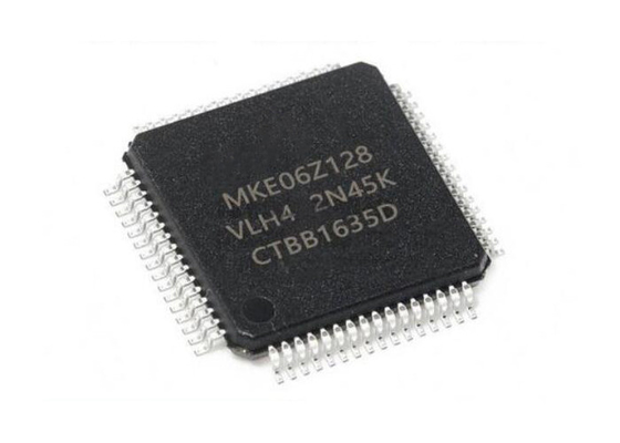 48MHz MKE06Z128VLH4 32Bitの単心のマイクロ制御回路IC LQFP64表面の台紙