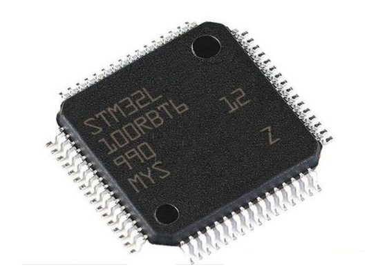 32MHz集積回路の破片STM32L100RBT6の単心のマイクロ制御回路IC 64LQFP