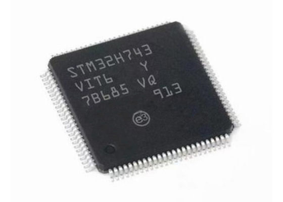 STM32H743VIT6 マイクロコントローラ MCU 480MHz ARM Cortex M7, 1M x 8 RAM, 168 I/O ポート