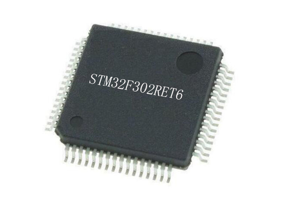 LQFP64腕の皮質M4 STM32F302RET6 32Bitの単心72MHzマイクロ制御回路は欠ける