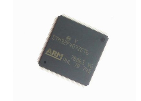 32ビット マイクロ制御回路IC STM32F407ZET6腕の皮質M4 MCU 512KBの抜け目がないLQFP144パッケージ